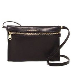 Cynthia rowley Black leather small crossbody bag